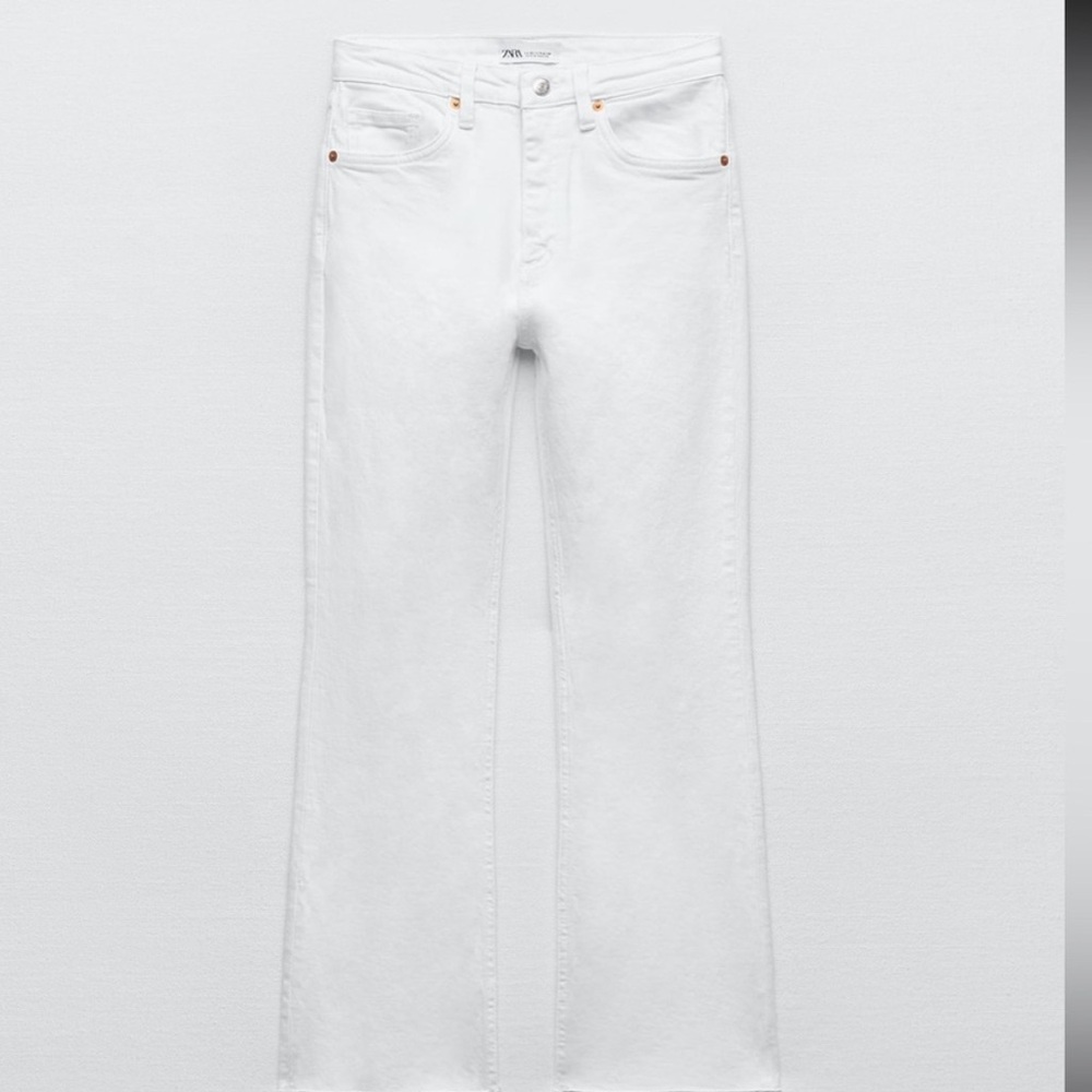 Zara white jeans size 0